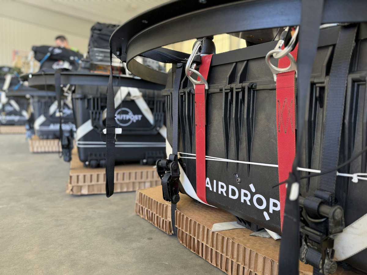 outpostspace's tweet photo. From Playa Vista ➡️ California City

The team has spent the summer launching multiple test campaigns to further validate AirDrop, our autonomous aerial delivery system behind precision landing.

These flights help prove the descent and landing architecture that will support payload return from multiple altitudes, including low Earth orbit.

Next stop: orbit.