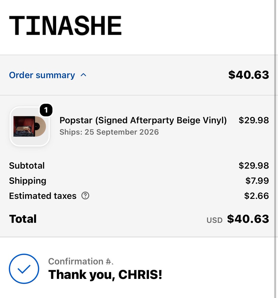 extrapettychris's tweet photo. @Tinashe My 3rd or 4th signed vinyl… I WANT THEM ALL!! @Tinashe #Popstar https://t.co/LcC3M2ZtZv