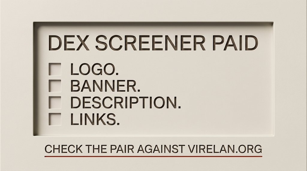 virelanengine's tweet photo. DEX Screener is settled.

CA: 0xbd9f257dd557a4f3098abb050073d66881bfebb2

Logo, banner, description and links are on the $VIRE pair now. Check the pair address against the one on https://t.co/HM3ADZvN1P before you touch anything.

$VIRE on @ponsdotfamily
https://t.co/HM3ADZvN1P https://t.co/DqKACw5p1T