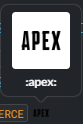 esgrimmoire's tweet photo. the VIP client at work is called "Apex" tier. today on Slack they added a new emoji to indicate that and why they gotta use Apex Legend's logo lmaoooooooo https://t.co/ASfGLPnuAE