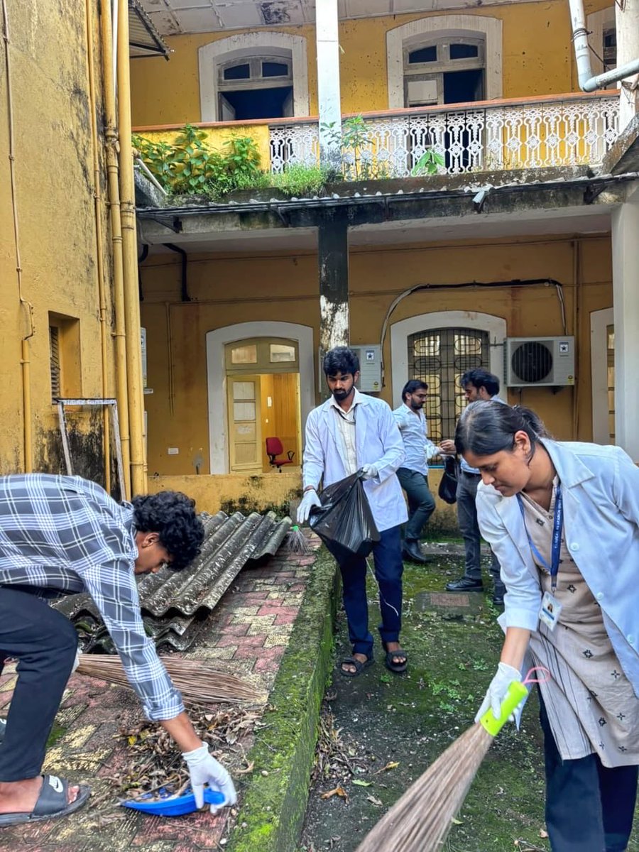 cruhgoa's tweet photo. As part of Swachhata Hi Seva (SHS) 2026 – Special Campaign 6.0, the Clinical Research Unit (Homoeopathy), Goa, conducted a Swachhata Pledge, awareness programme and cleanliness drive on 19 September 2026. https://t.co/mmToSZ1J96