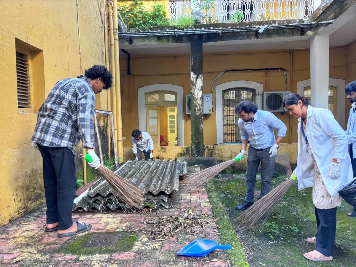 cruhgoa's tweet photo. As part of Swachhata Hi Seva (SHS) 2026 – Special Campaign 6.0, the Clinical Research Unit (Homoeopathy), Goa, conducted a Swachhata Pledge, awareness programme and cleanliness drive on 19 September 2026. https://t.co/mmToSZ1J96