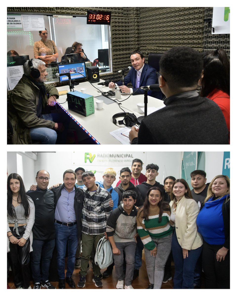 Andreswatsonok's tweet photo. NUESTRA RADIO MUNICIPAL CUMPLE 10 AÑOS 🎙️ 

Diez años compartiendo las voces, las historias y todo lo que pasa en Florencio Varela. https://t.co/7O9ZgTM6nF