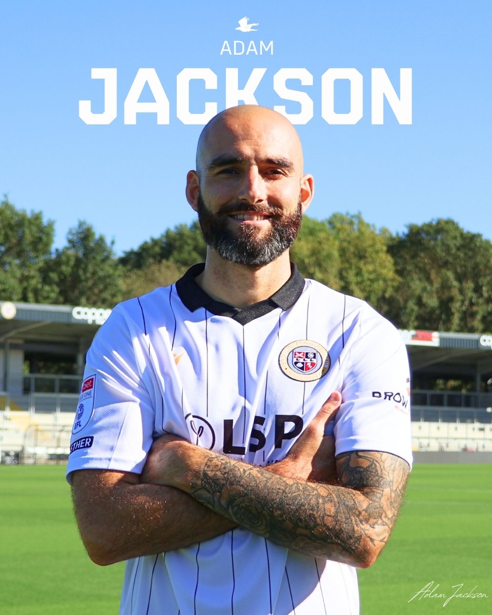 bromleyfc's tweet photo. We are delighted to announce the signing of defender Adam Jackson on a free transfer following his departure from Lincoln City ✍️

Welcome to Bromley, Jacko!

🔗 https://t.co/vzHR8tJdzS https://t.co/Y6JSd1m9OH