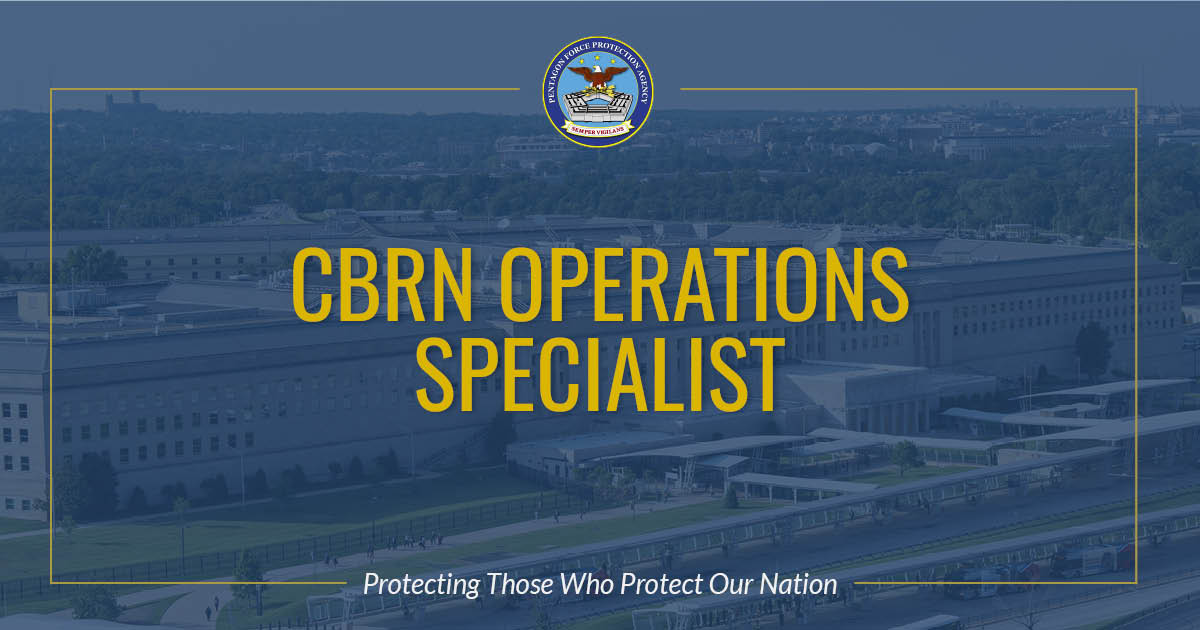 PFPAOfficial's tweet photo. 📢SEEKING CBRN OPERATIONS SPECIALIST (GS-11) to join our federal #LawEnforcement agency in the  Pentagon, Arlington, VA. Apply no later than 9/25/2026 on @USAJOBS:  https://t.co/W3beW8v7fj https://t.co/pS4gDlfydx