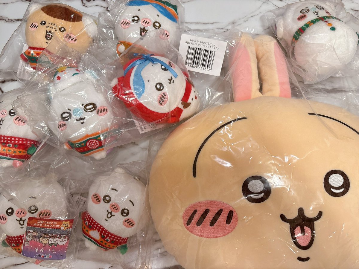 ke0qfc333's tweet photo. ちいかわ 過去グッズ ガチャ 買取り

エニマイくじ うさぎだらけくじ BANDAI一番くじ モモンガだらけくじ リプ欄続く

うさぎ モモンガ ちいかわ ハチワレ シーサー くりまんじゅう ラッコ
くじ類は定価お調べ下さい🙇‍♀️

まとめてお引き取りいただける方優先したいので少しお返事お時間頂きます！ https://t.co/WHi9oxfeoa
