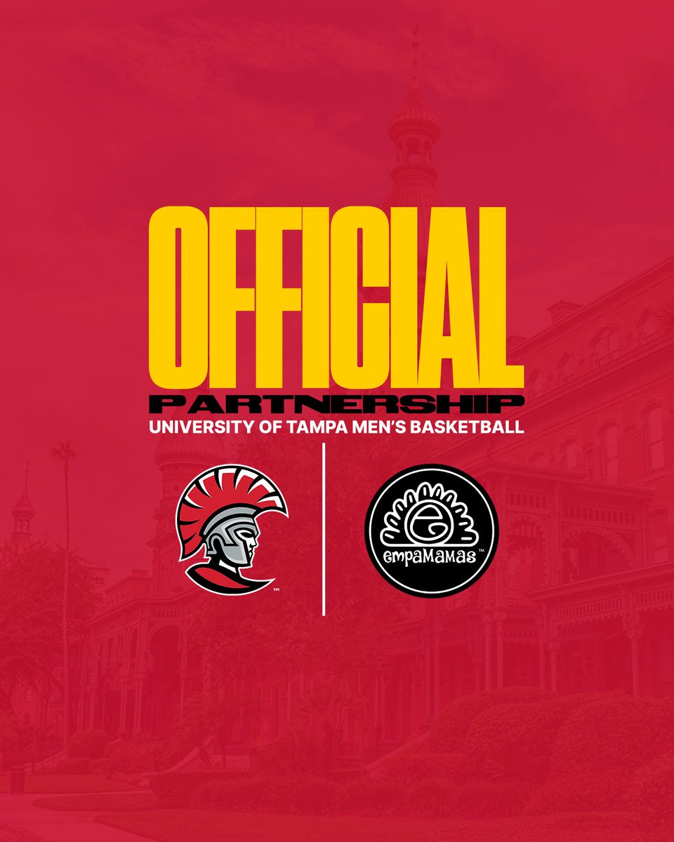 UTampaMBB's tweet photo. Thank you, Empamamas, for being a restaurant partner of Tampa Men's Basketball for the 2026-27 season!
#TampaMBB🏀 #StandAsOne🛡️ https://t.co/NKO81sNoKe