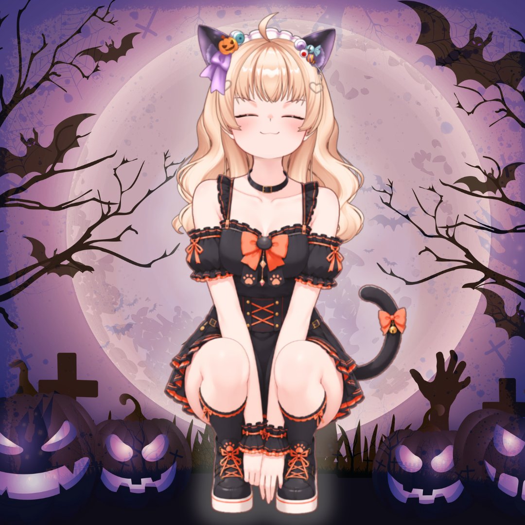 NoaNekonoVT's tweet photo. New community post up now! 
I'm just gonna embrace Halloween bc why the heck not! Sooooo, Noaween season GOOOOO!! 🐈‍⬛🎃🐈‍⬛
https://t.co/f34IuyyAAE https://t.co/2GIbwY0gRH