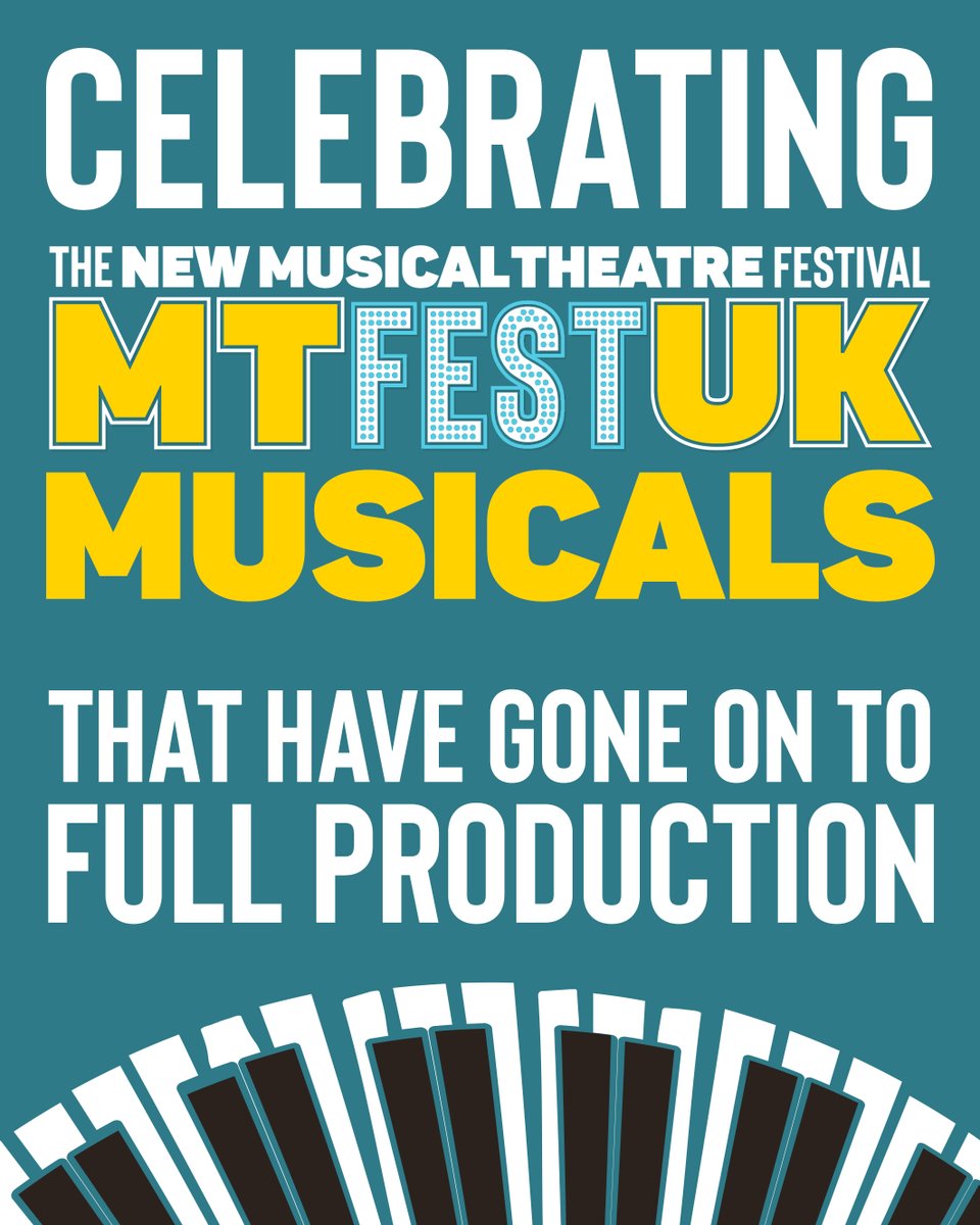 fest_mt's tweet photo. 📣@fest_mt 2027 DEADLINE THIS SUNDAY 27 SEPTEMBER!
7 years. Countless brilliant new musicals. And plenty of stories still being told. MTFestUK returns for its 8th year, &amp; submissions still open.
Deadline: Sun 27 Sep at 11.59pm
👉Submit your musical now: https://t.co/TmLkeiZbTV https://t.co/omQv4TKz3k