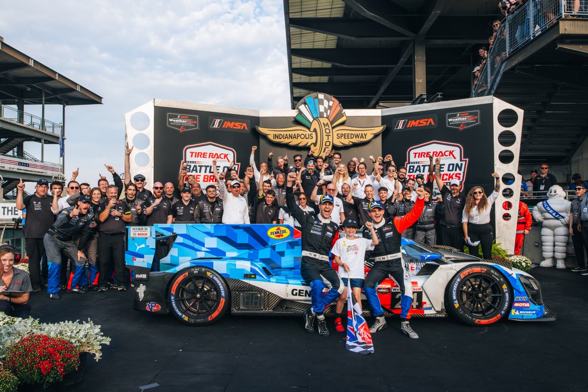 ShellMotorsport's tweet photo. First IMSA win for BMW Team WRT 😮‍💨

What a weekend alongside the team, powering them to the #24 BMW M Hybrid V8’s first win of the season as well! 

Here’s to many more… 🔜

#ShellMotorsport https://t.co/z7PpabMbWz