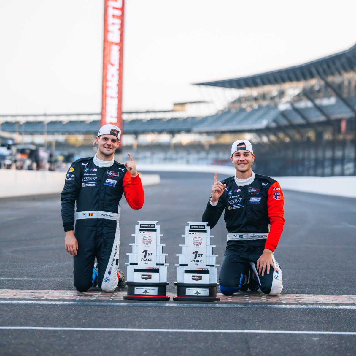 ShellMotorsport's tweet photo. First IMSA win for BMW Team WRT 😮‍💨

What a weekend alongside the team, powering them to the #24 BMW M Hybrid V8’s first win of the season as well! 

Here’s to many more… 🔜

#ShellMotorsport https://t.co/z7PpabMbWz