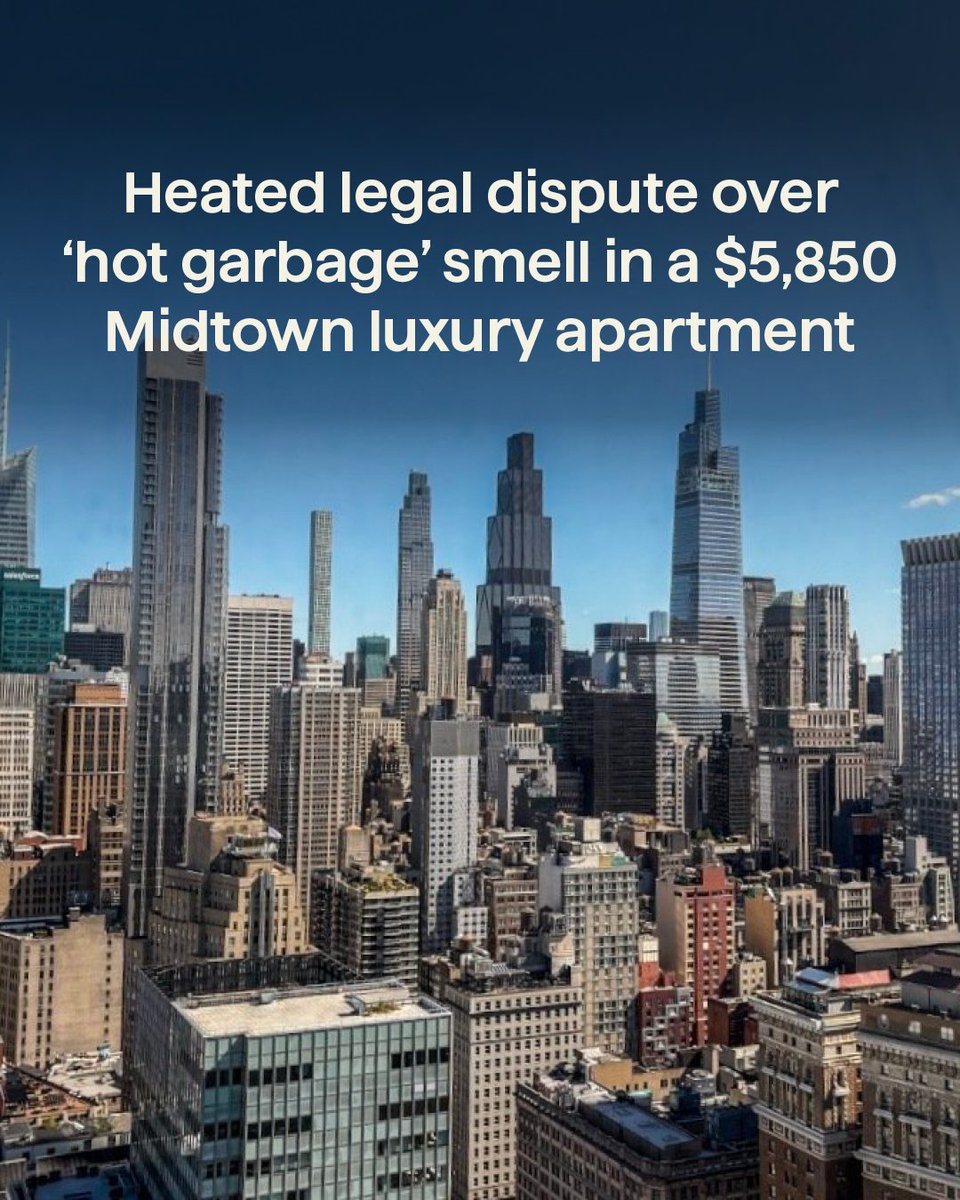 Gothamist's tweet photo. How far would you go to get rid of an awful stench in your $5,850-a-month apartment that your landlord says doesn’t exist?

The answer, according to David Gobaud, is pretty far. His insistence of a lingering smell in his unit has led to an unusual legal standoff with his landlord, who has done extensive work in the apartment and says there is no such odor. 

Neither side is budging, turning the situation into a “he says it smells, he says it doesn’t smell” dispute.

https://t.co/IJE2VmnxrF