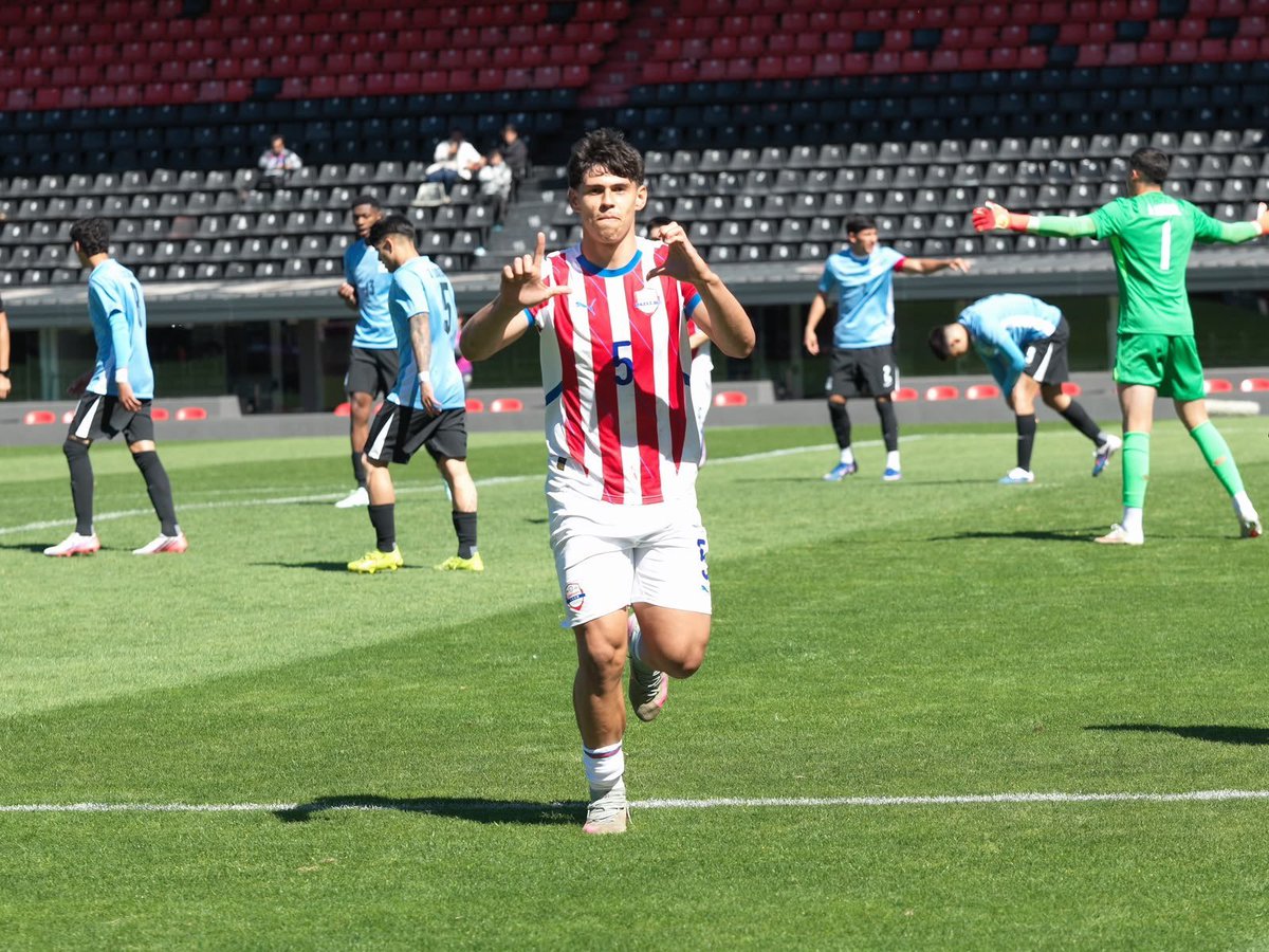 Estigarribiapy_'s tweet photo. A SEMIFINALES 🥇🇵🇾

La Albirroja SUB-20 empató 1-1 ante Uruguay y se clasificó a las semifinales de los Juegos Odesur 2026 con 7 puntos en el Grupo B

El siguiente duelo será el miércoles (rival a definir esta tarde) https://t.co/6PtlezBN9e