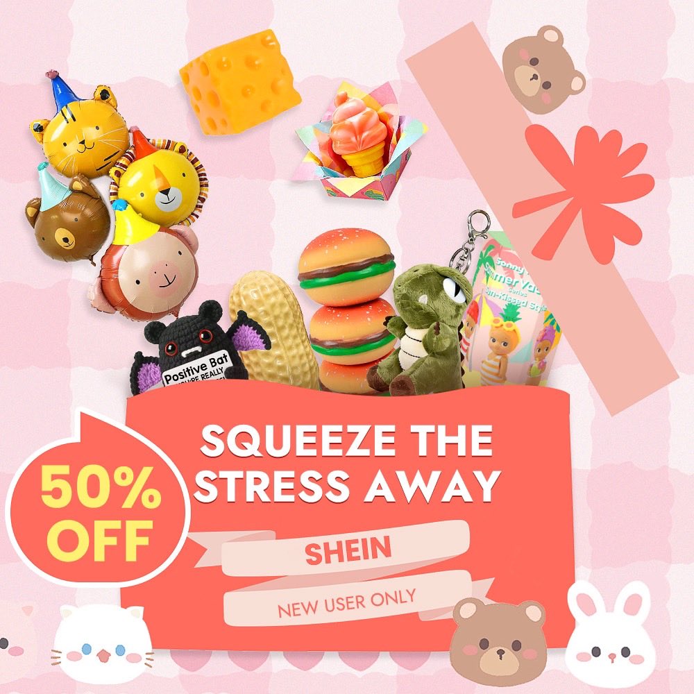 Larrahfinds's tweet photo. 🕹Stress Relief Toys Picks
Discover fun stress relief toys made for relaxing, fidgeting, and everyday mood boosts.🧩
🌟 Search 6M9T86J on the SHEIN App or 🌟 Click the link to get started!
https://t.co/2mRxjeIPtU https://t.co/Z4jutuPbCz