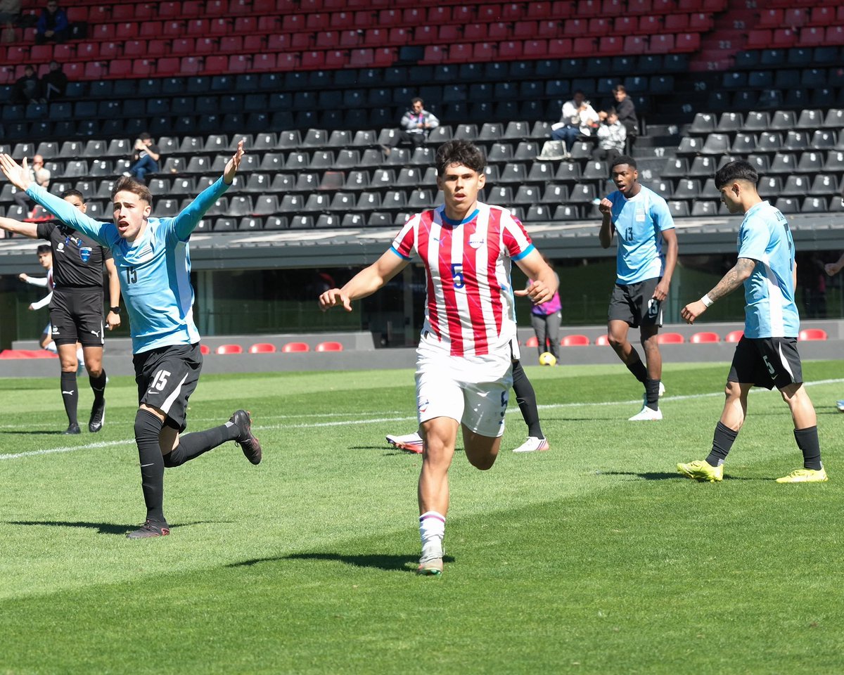 Estigarribiapy_'s tweet photo. A SEMIFINALES 🥇🇵🇾

La Albirroja SUB-20 empató 1-1 ante Uruguay y se clasificó a las semifinales de los Juegos Odesur 2026 con 7 puntos en el Grupo B

El siguiente duelo será el miércoles (rival a definir esta tarde) https://t.co/6PtlezBN9e