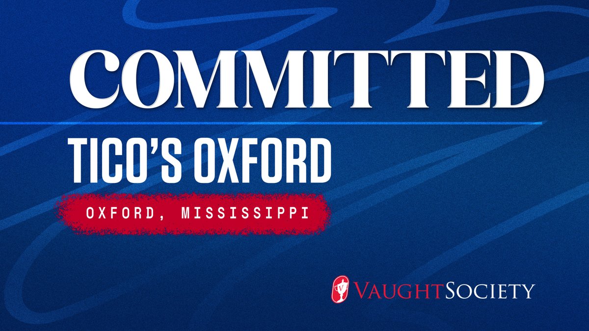 OleMissAF's tweet photo. Welcome to #VaughtSociety, Tico's Oxford‼️ Thank you for supporting @OleMissSports🔴🔵

#GiveToTheSip https://t.co/bhq3xZi6o7