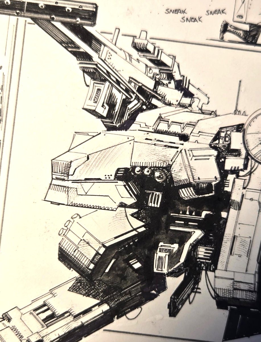 SeanMurphyArt's tweet photo. “Close ups of my MGS print for NYCC. I think the box is my favorite part.” https://t.co/8eCQzB3k0b