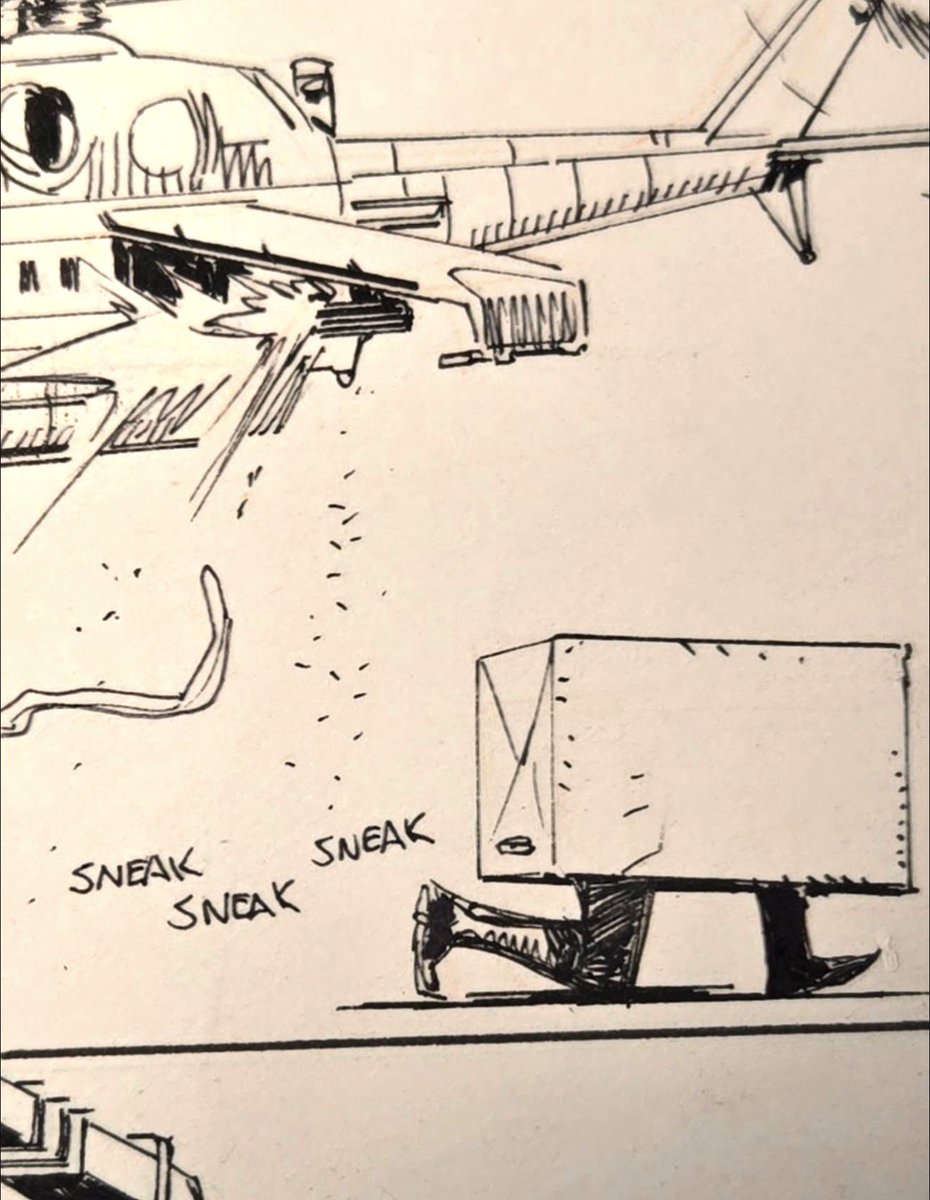 SeanMurphyArt's tweet photo. “Close ups of my MGS print for NYCC. I think the box is my favorite part.” https://t.co/8eCQzB3k0b