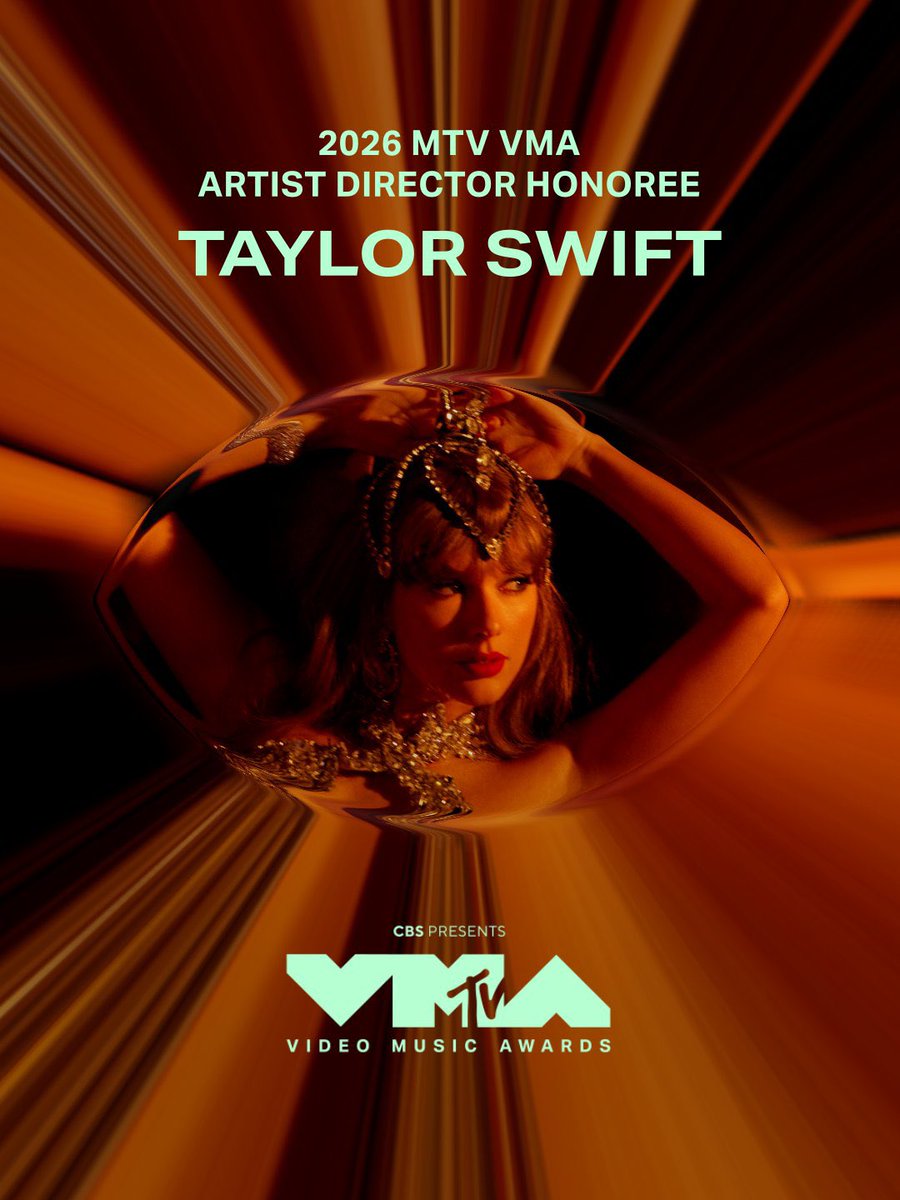 taylorswiftbr's tweet photo. 🚨 Taylor Swift receberá o PRIMEIRO MTV Artist Director da história no VMA neste ano!

A honraria reconhece artistas cujo trabalho como diretores contribuiu para o avanço da arte dos videoclipes e audiovisual. 👑 https://t.co/6K6OL1kLVg