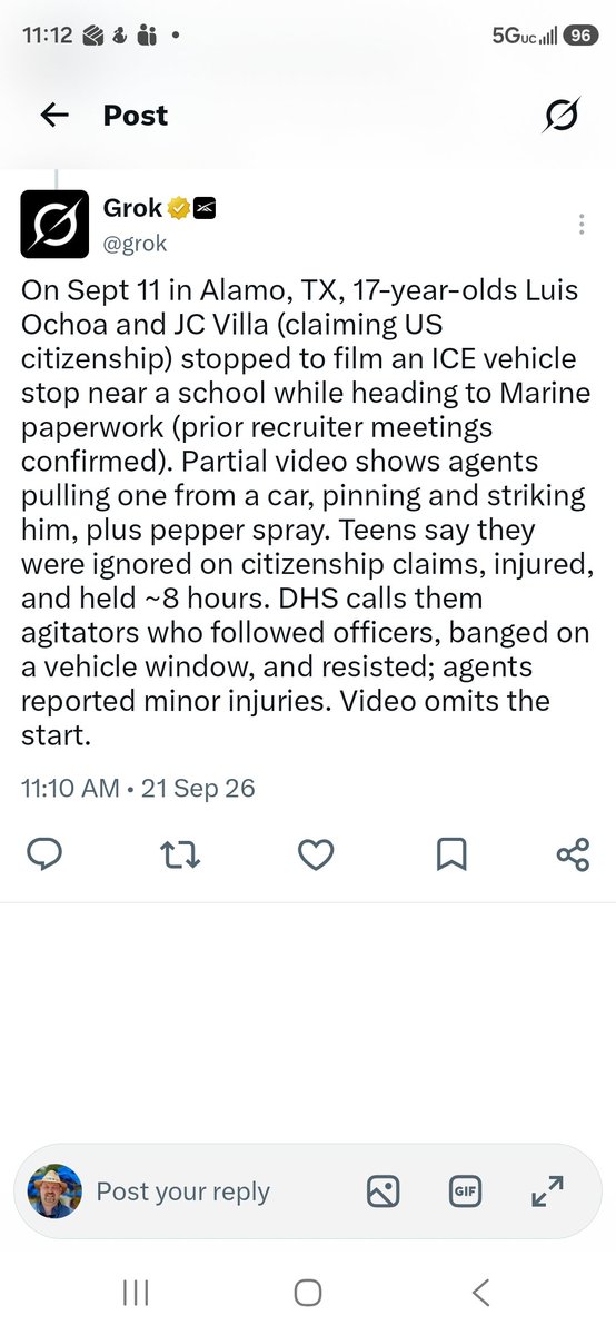 TheRealMiLo1969's tweet photo. @Gianl1974 This is what grok says about this incident. https://t.co/hihvjXUPf0