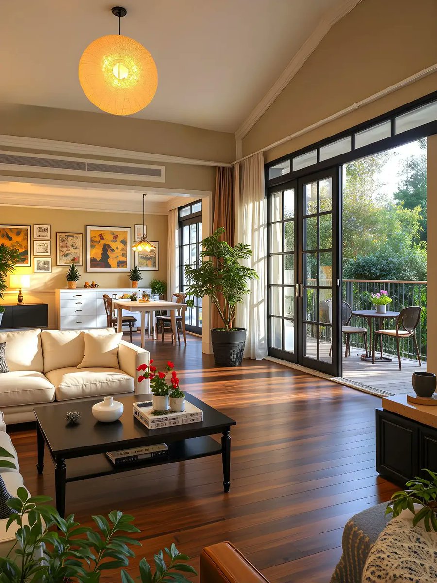 aurearch's tweet photo. Nature therapy indoors: The most peaceful union of greenery, sunlight, and wood. https://t.co/53lEFtJIPY