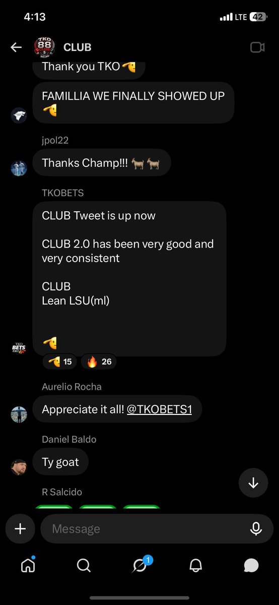 tkobetsexposed's tweet photo. And that is another “lean” aka free play loss from @TKOBETS1 

LSU ML LOSS
JUICE BOY TKO 🧃

This guy claims all he does is win but every free play he gives out losses 

3-13 on the last 16

He has literally stopped giving free plays

That’s how bad it’s got here https://t.co/ZXeiKleFEj