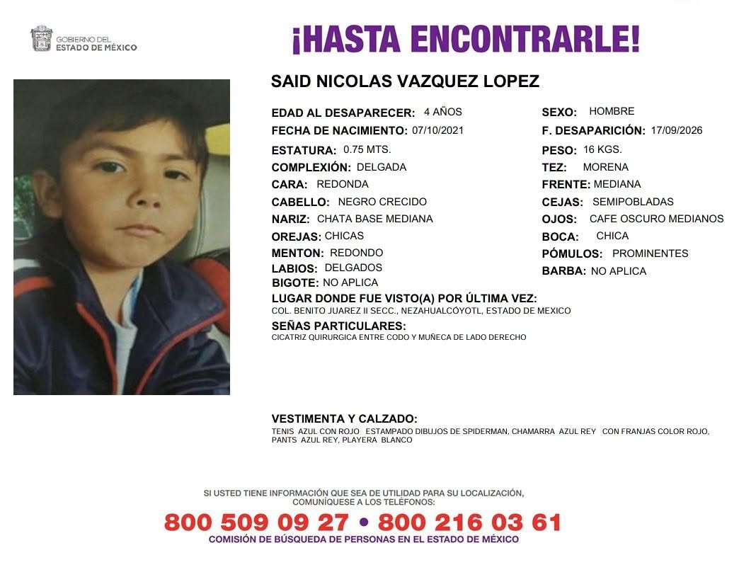 COBUPEM's tweet photo. Solicitamos de tu apoyo en difusión para dar pronta localización a Said Nicolás Vázquez López, cualquier información favor de comunicarse a los teléfonos al pie del boletin. #TodosEnLaBúsqueda https://t.co/HdZT8N6Nc8