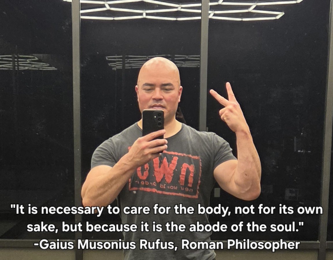 attorneybogen's tweet photo. The Roman philosopher Gaius Musonius Rufus taught that a healthy body is needed for the mind to experience and act in the world. 💪⚖️
https://t.co/v7ikhcsvEK
#MondayMotivation #LevelUp #GoGetIt #Attitude #Balance #GrowthMindset #Mindset #Hustle #Excellence #Success
🚨513-503-7251🚨