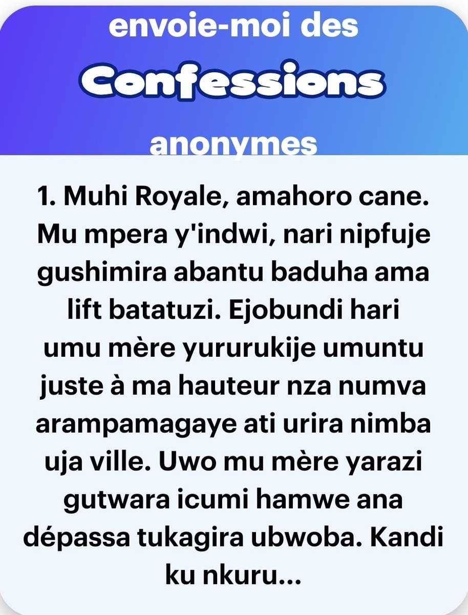 Sir_Umuhirwaa2's tweet photo. " Uwo mu mère yarazi gutwara icumi hamwe ana dépassa tukagira ubwoba... "
#18hTea
#Abatwip https://t.co/jBlwWkytpU