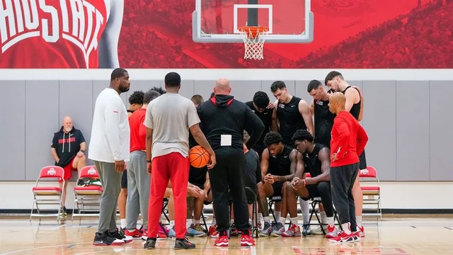 Bucknuts247's tweet photo. The #Buckeyes open preseason today, with games coming in a little over a month.
@_Pat_Murphy has the latest intel on #OhioState before they take the court.
https://t.co/63ImOuIRNd https://t.co/ebjJNW5l4F