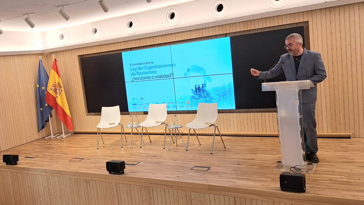 fep_pacientes's tweet photo. Esta ley es el fruto de la madurez de las organizaciones de pacientes.

@javierpadillab abre las ponencias que de la #IIJornadaSobreLaLeyDeAsociacionesDePacientes. https://t.co/WhKekR4Evx
