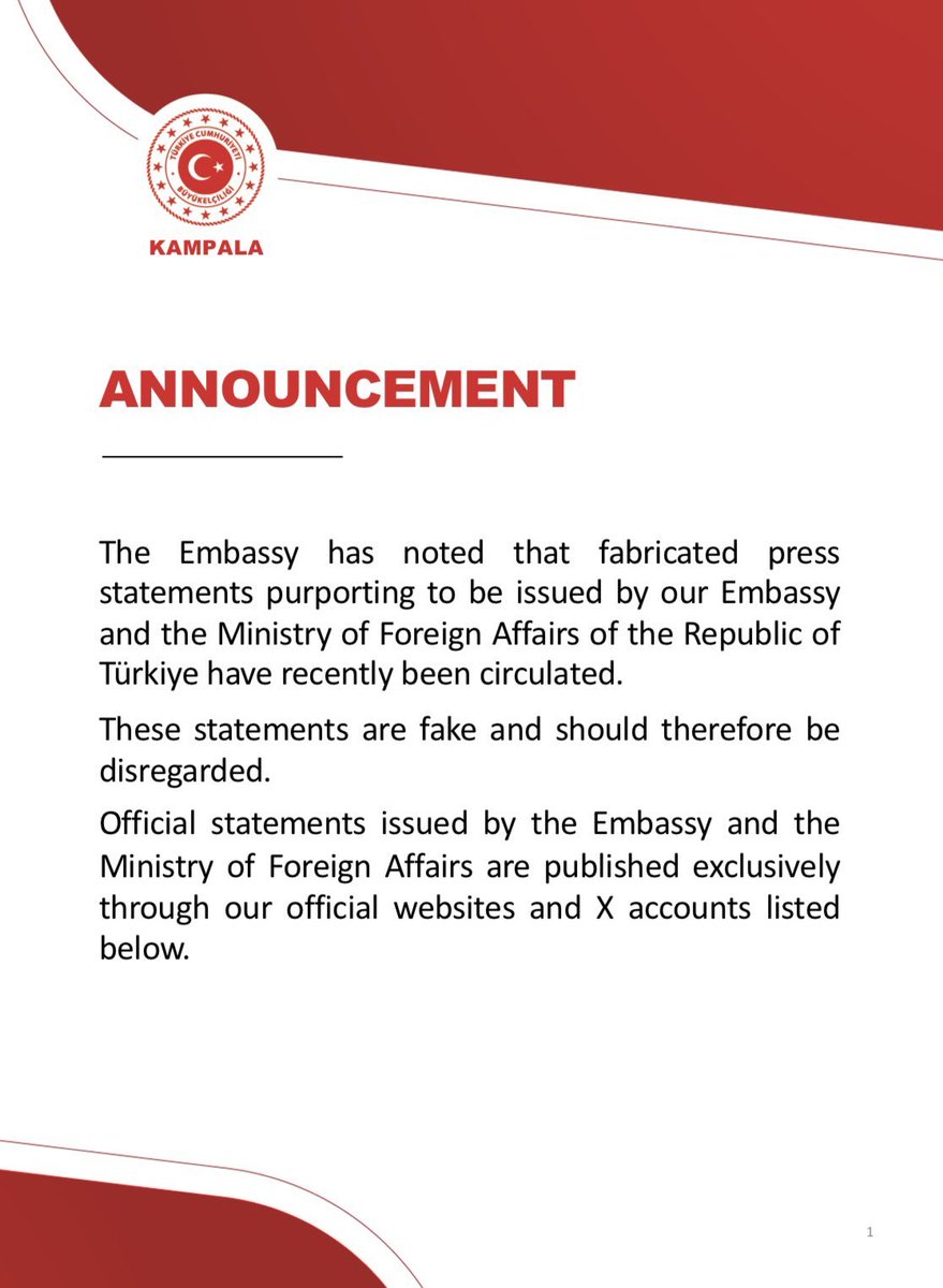 DickensOkello99's tweet photo. 🚨 Turkish Embassy! https://t.co/pRaPTgIhdl