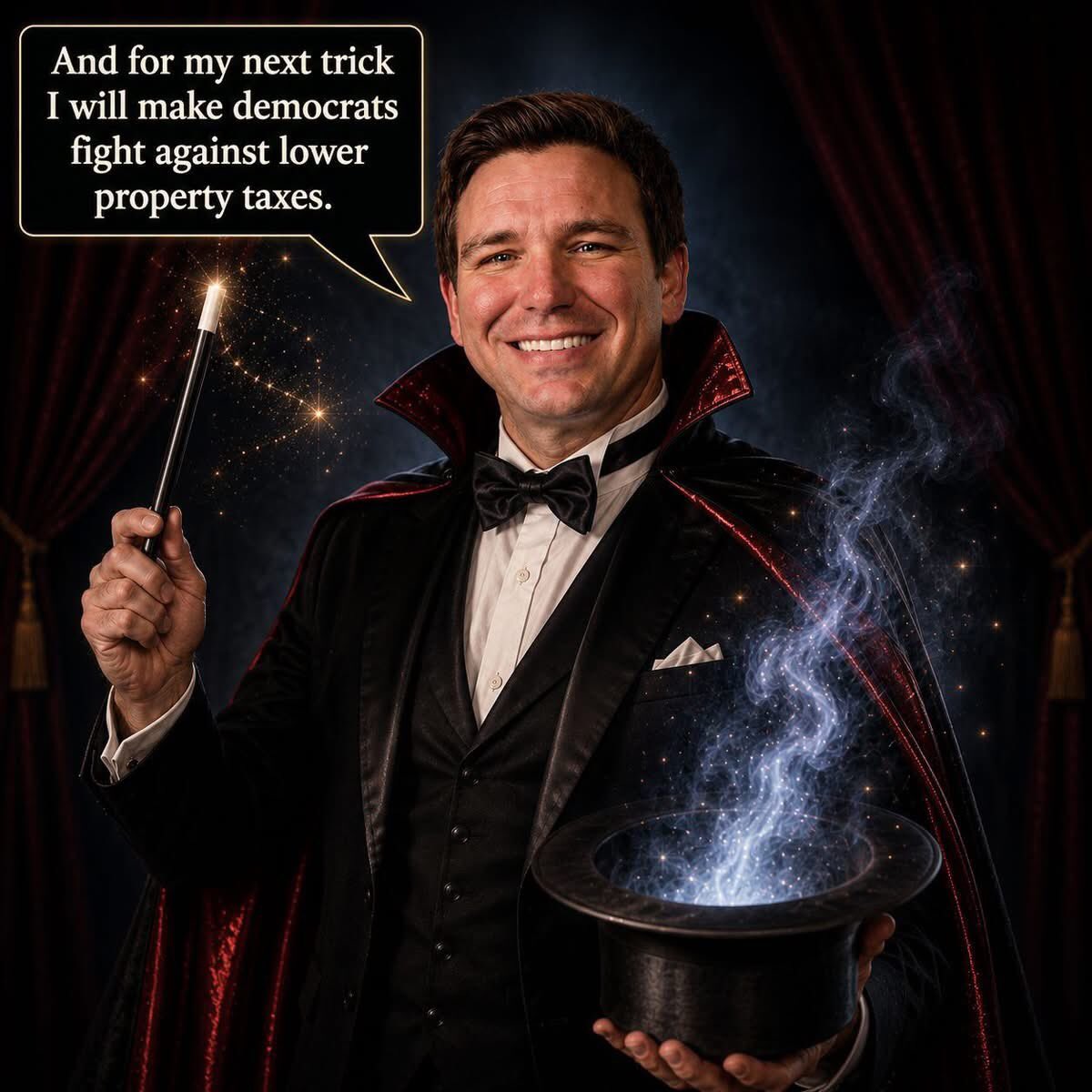 LisaFla8's tweet photo. Liberals never learn, lol 
The GOAT Governor @RonDeSantis says Vote YES ✅ on Amend 3 ↔️ Vote NO 🚫 on Amend 1 in November! #KeepFloridaFree https://t.co/SdCrFHKXBo