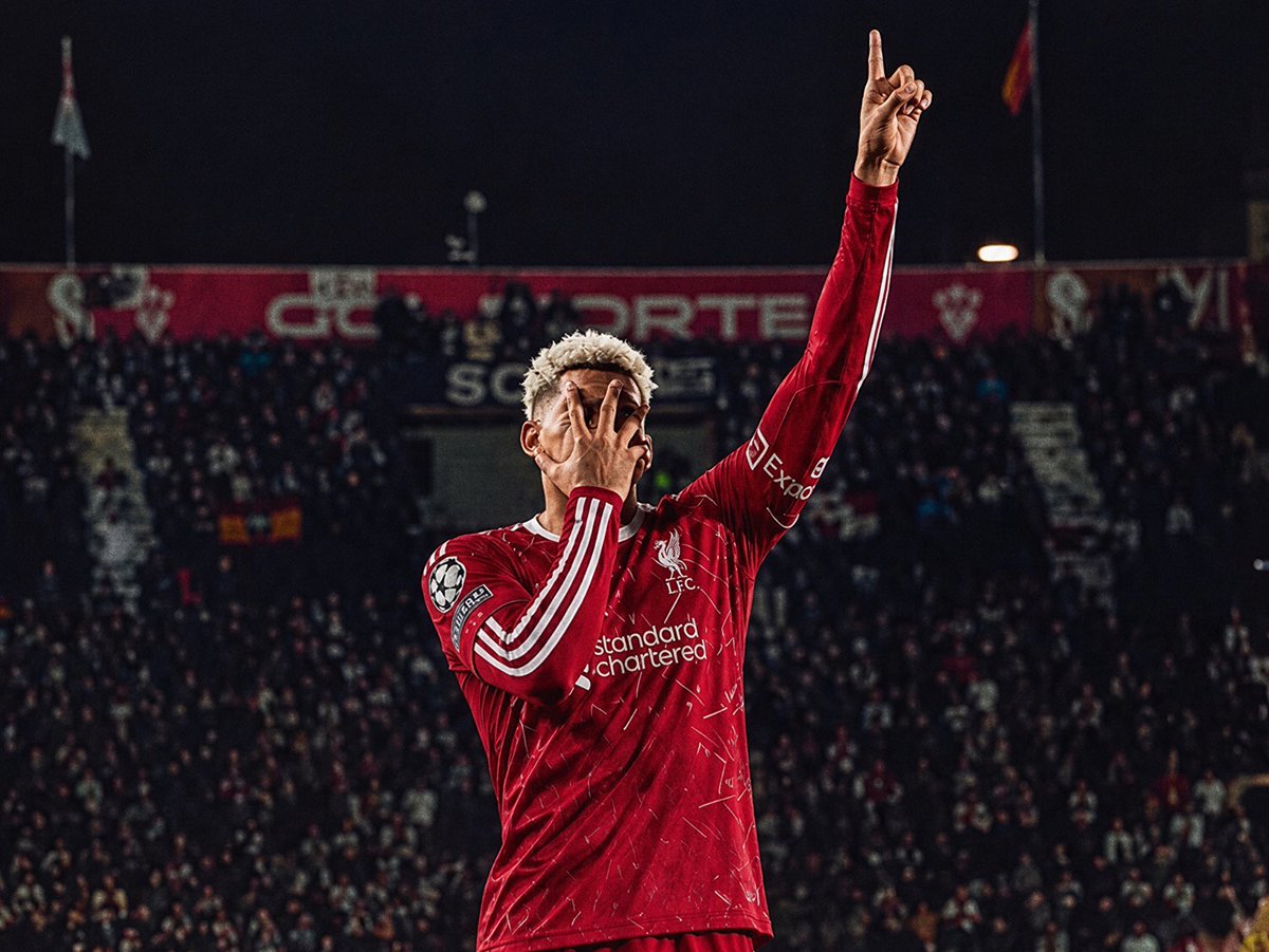 LFC_Tandy's tweet photo. Liverpool have NEVER conceded a PL goal with Ronald Araújo on the pitch. https://t.co/d1Tpn2cP3u