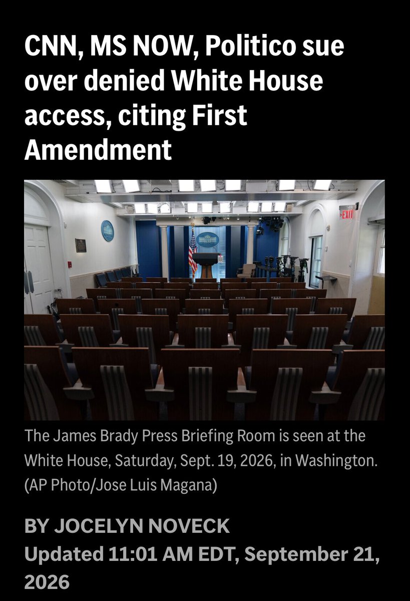 youfeelingrandy's tweet photo. Fake news is at it again. Your first amendment rights are not being violated. It not a right to be at the White House in the press room, in that case more organizations would be in there. You can still report biased news. You just will no longer do it from a privileged room. https://t.co/3vp0wYuYRN