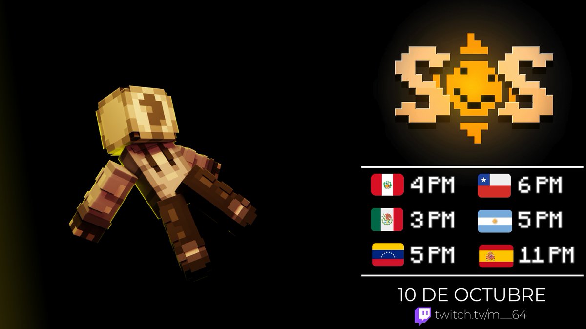 TheM_64's tweet photo. 🎂 Smile Showdown Pre-Cumpleaños 🎂

Decidí realizar un Smiley Showdown para pasar el rato antes de mi cumpleaños🔥
 
Se buscan 32 jugadores para este evento hispano con 5 diversos minijuegos en 8 equipos de 4 personas.
El equipo con mayor puntaje será el ganador! 😄🎉

El evento sera el sábado 10 de Octubre!

💬 Comenta si deseas participar o a quién te gustaria ver 🔥