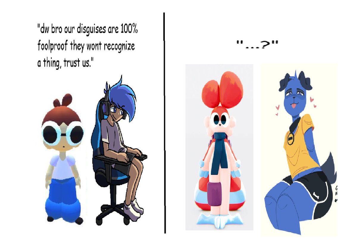 7bijoutaro's tweet photo. amor n bob have the worse disguises ever seen they didnt even try https://t.co/owwKJDYerS
