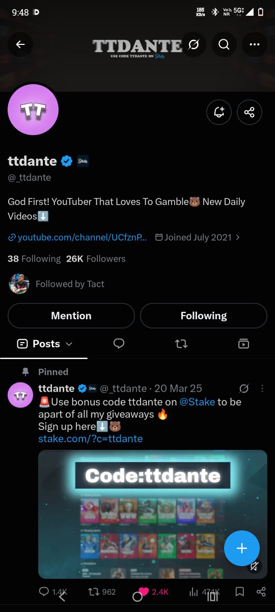 FauzanSayd's tweet photo. @_ttdante @Stake My stake ID:- FAUZAANALI
I M YOUR BIGGEST FAN IN THE WORLD TOBICHINKOS https://t.co/j0flYhq1Qy