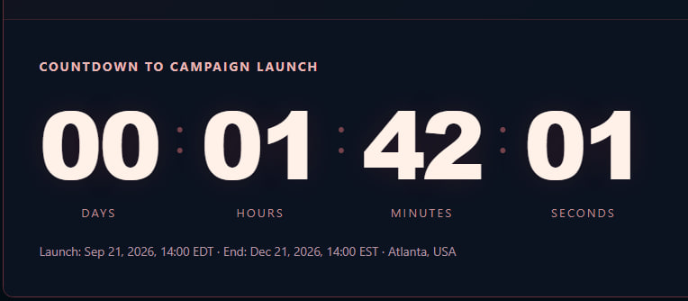 Corgyio's tweet photo. 🚨 T–2 HOURS

In less than 2 hours, $CORGY begins her lunar mission. 🌕🐾

1 Corgi.
8 missions.
1 Lunar Base.
⛓️ Robinhood Chain
🌐 https://t.co/DwahsJ2mdh
The Moon is just the beginning. 🚀

$CORGY #CORGY #RobinhoodChain #CorgyLunarBase https://t.co/MIqw845MZn
