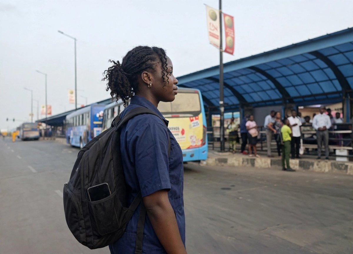 Blackpea22's tweet photo. It was an early morning rush to work and there would always be the need to beat traffic, I quickly joined the queue at the BRT terminal. 

While at it, a young lady with her school bag joined the queue too, she was behind 3 more persons after me. 

Within 15 minutes, I started hearing noise from behind.
"where is my phone?"
"I kept it at the side of my bag"

It appeared the lady who just joined the queue was crying because someone stole her phone.

"Jesus, it's my work phone "
"How do I find money to pay for a phone"
She cried out.

As she was crying out, queue was also moving. We finally got into the bus and people started asking her questions.
"Why will you put a phone at the side, don't you know it will be easy to steal?"

I was really pitying her, she called the number but phone was switched off. 

Stealing is one act I hate so much. I am a regular customer to those who steal phones but I've learned my lessons. It hurts and no one deserves to be in such situation. 

I will not pity any thief being given jungle justice, if at all I see one. I will just keep walking and not look back. 

Like they say, everyday is for the thief and one day for the owner. So if you steal and get cut, I will definitely believe that you have been doing that for long and without remorse. 

REPENT!!!