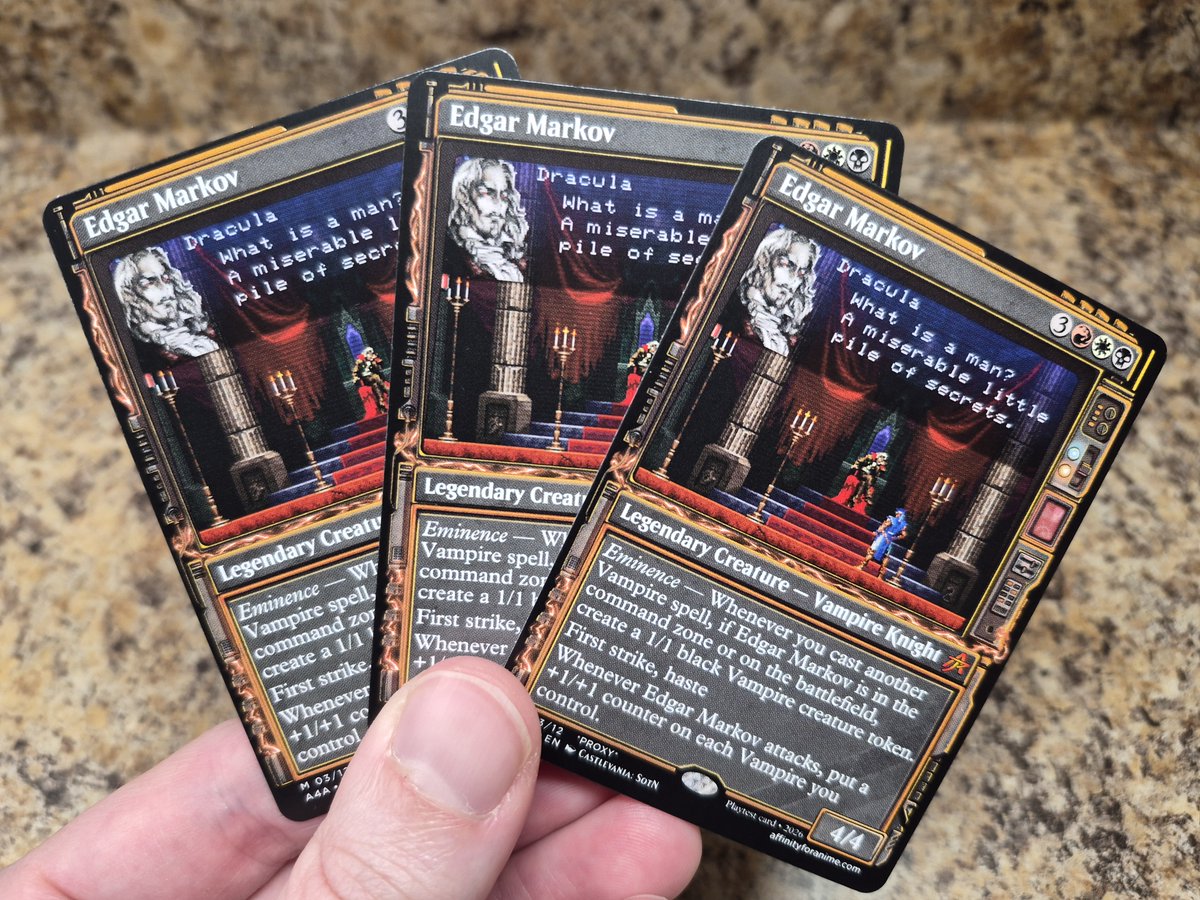 affinity4anime's tweet photo. I recently passed 2,000 followers and then passed 2,100!

So I'm doing a GIVEAWAY! I will choose 3 winners to receive Edgar Markov x Castlevania proxy.

To enter:
1⃣Like
2⃣Repost
3⃣Follow

Winners will be selected on Wednesday, 9/23. Make sure your DMs are open. https://t.co/NpcdhOfhIK