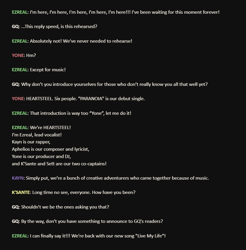 mooncakephel's tweet photo. HEARTSTEEL GQ interview Localised Translation

💜💙💚💛🧡❤️ https://t.co/6EeXm73xbX
