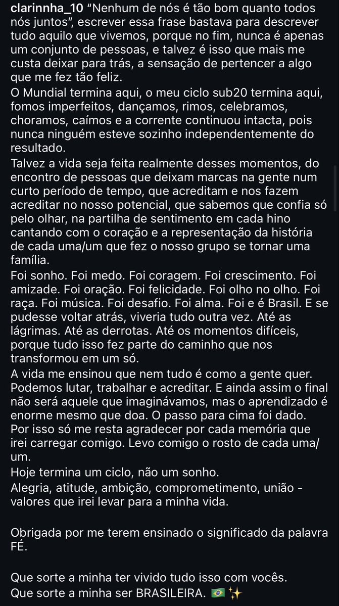 10Claarinha's tweet photo. 🇧🇷✨ https://t.co/zXCDKWXm5x
