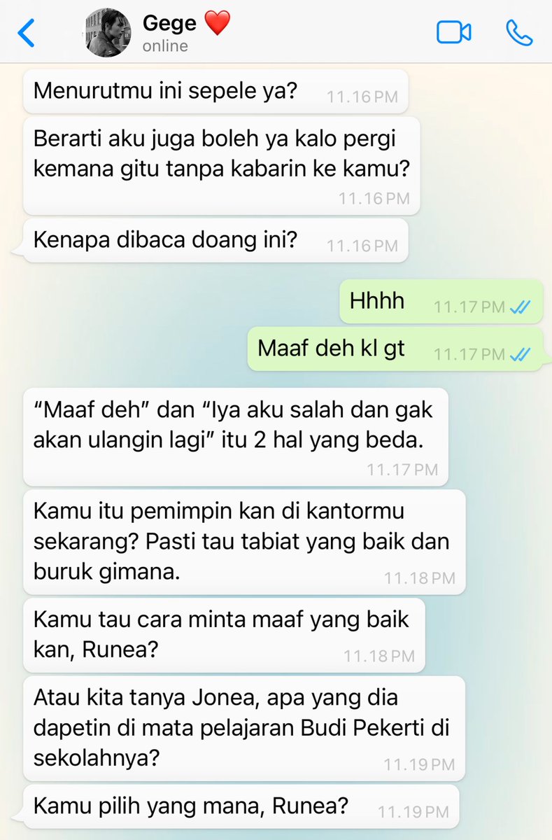 cutesydongren's tweet photo. sagenea versi ruru belajar minta maaf dgn baik soalnya nama RUNEA udah dimention https://t.co/av8psLUx3S