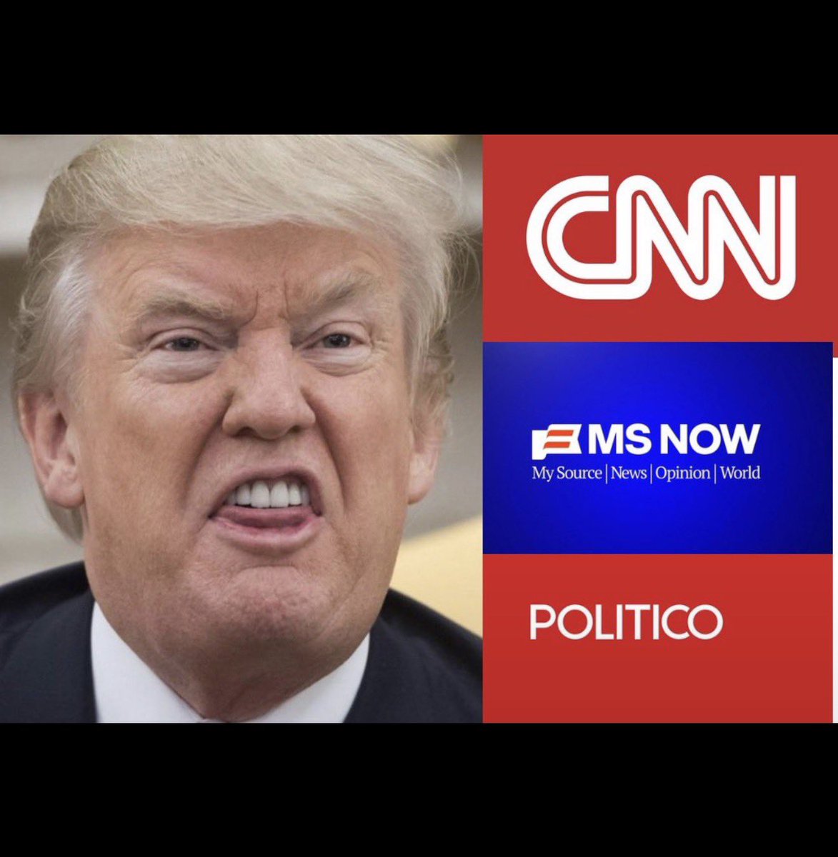 laozhouhengmei's tweet photo. 突发：川普禁止 CNN 进入白宫采访后，白宫电视记者���的全部五家电视台——ABC、CBS、CNN、NBC和福克斯新闻（Fox News）—— 刚刚宣布，即刻暂停对特朗普所有公开活动的记者团采访，而且不会安排其他电视台顶替。

几家电视台在联合声明中表示：

“公众有权获得关于政府的准确、独立信息，这对公共利益至关重要。任何一届政府，都不应该仅仅因为不满某家新闻机构的报道，就限制其采访权。”

看到吧，即便是极右的福克斯新闻，也是有底线的。但川老贼却厚颜无耻、毫无底线、令人作呕。真是美国有史以来最大的耻辱。