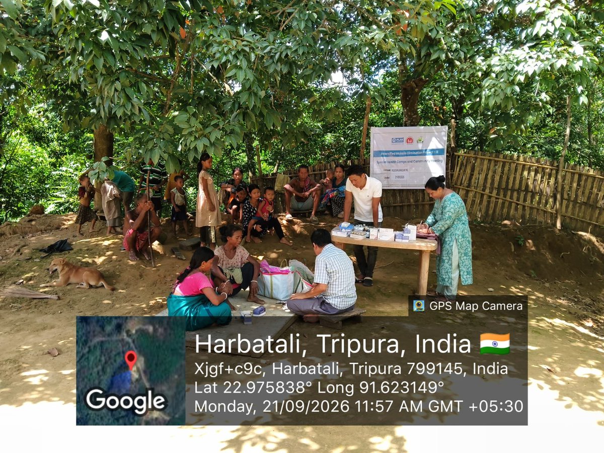ManashC36115378's tweet photo. Today, a special Health Camp-cum-Screening Programme on Malaria, along with a house-to-house visit for community-level awareness, was conducted at Paglichara under Harbatali AAM, Manughat PHC.
Total persons screened: 17
Malaria cases detected: Nil https://t.co/DIqVSGQu9m