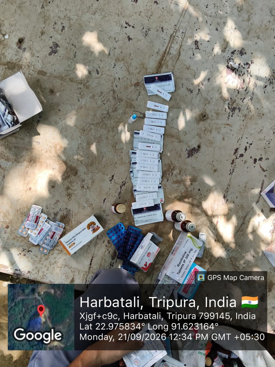 ManashC36115378's tweet photo. Today, a special Health Camp-cum-Screening Programme on Malaria, along with a house-to-house visit for community-level awareness, was conducted at Paglichara under Harbatali AAM, Manughat PHC.
Total persons screened: 17
Malaria cases detected: Nil https://t.co/DIqVSGQu9m