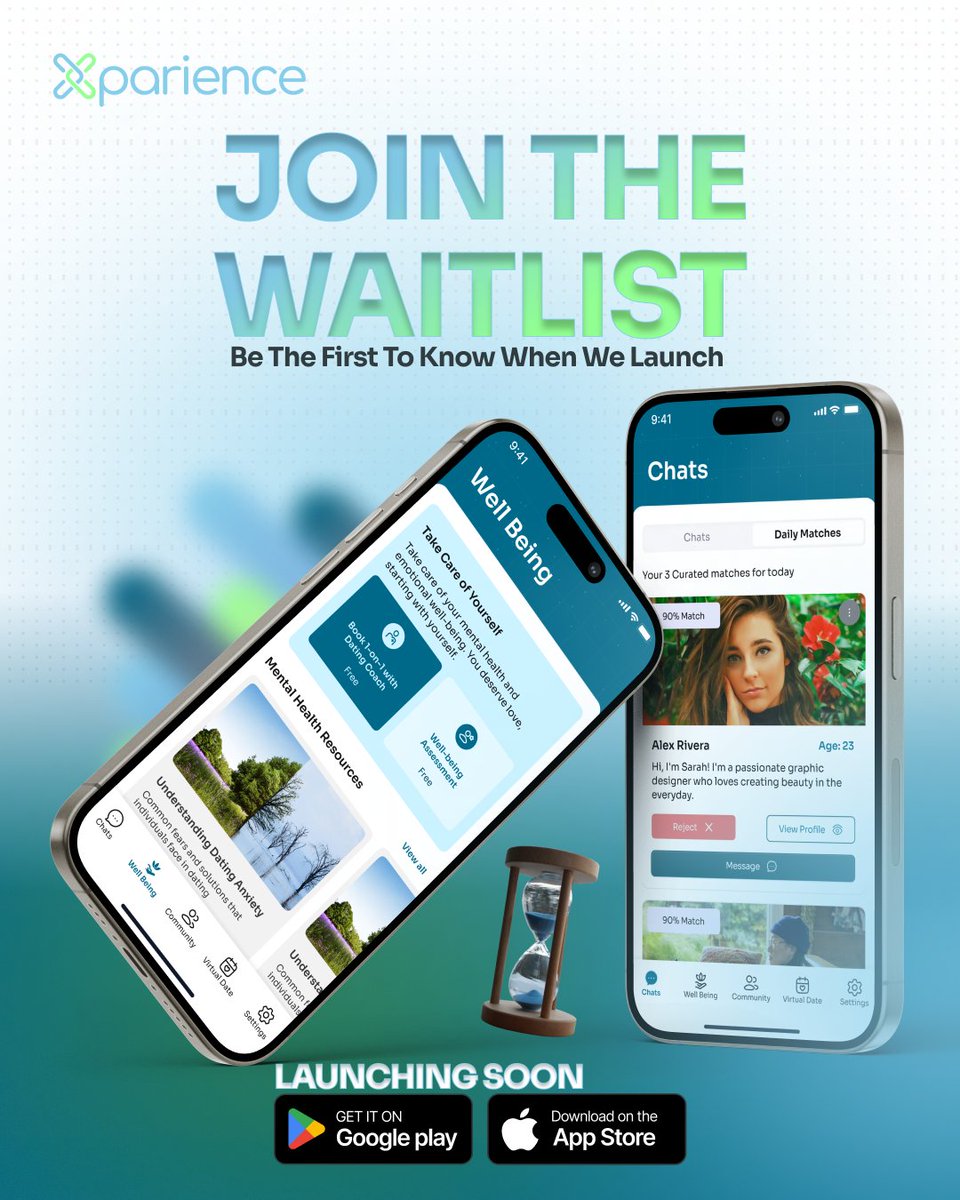 xparience's tweet photo. Dating apps shouldn’t feel like hard work. 💚

XPARIENCE is coming soon! Ready for something different?

Join the waitlist. ✨

#XPARIENCE #ComingSoon #JoinTheWaitlist #IntentionalDating #MeaningfulConnections https://t.co/XStDEKkIbT