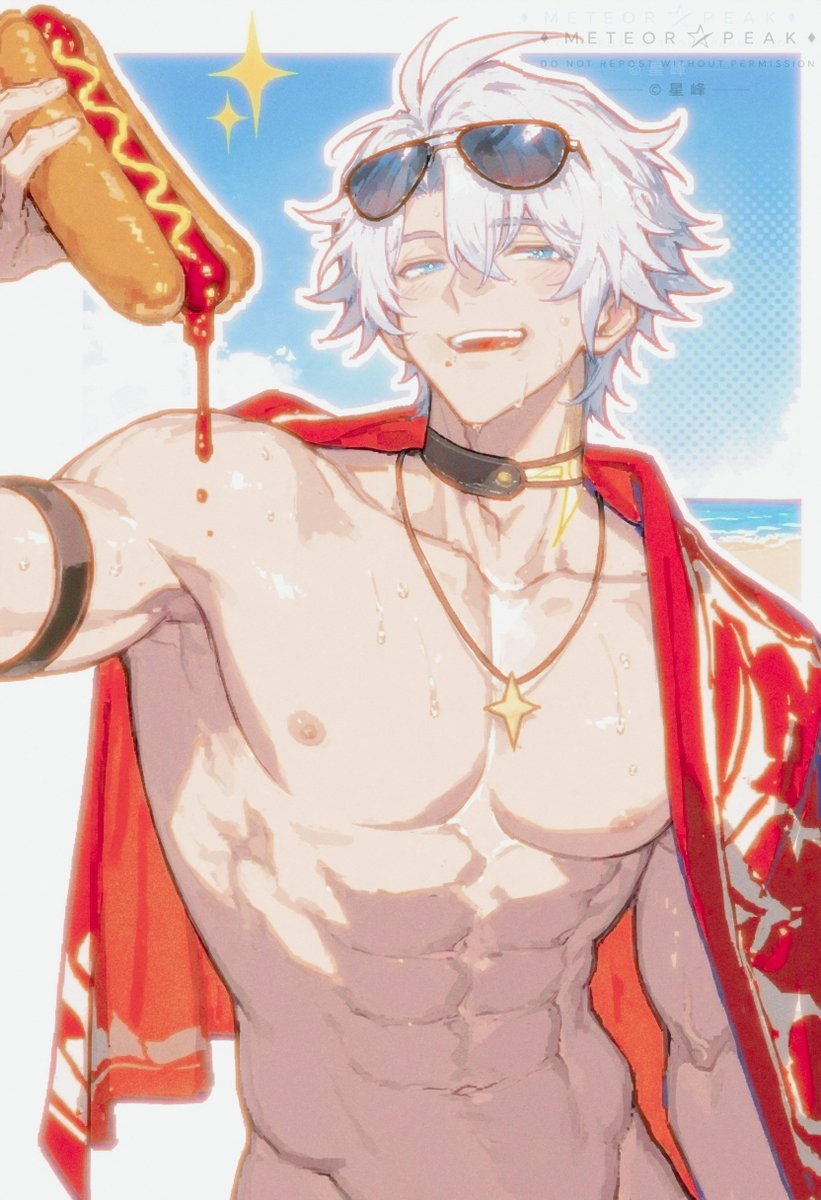 Meteor_Peak's tweet photo. Hot summer, hotter boy.🌭☀️
#Phainon #白厄 #HonkaiStarRail #崩坏星穹铁道 #崩壊スターレイル https://t.co/gE9bOmZwBE