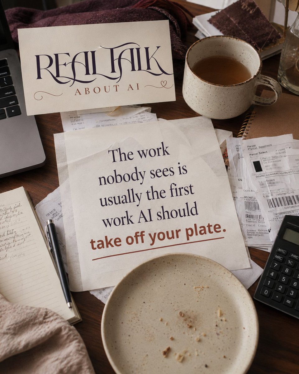 sashasmithai's tweet photo. Thoughtful follow-up is not extra work, it is part of taking care of the opportunities already in front of you.

What is one part of your workday you would like to make easier?

#HireAnAIDeveloper #AIForBusiness #SmallBusinessGrowth https://t.co/HGJsgxpJq4